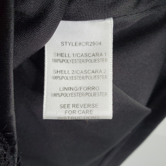 Forever 21 Tie-Front Eyelash Lace Romper Black Boho - Picture 7 of 9